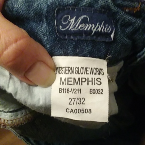 NWT REALLY COOL BOOTHEEL TRADING CO. BY SHERYL CROWE MEMPHIS JEANS. SZ 27/32 - Picture 10 of 12